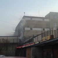 Пожар на складе АО Latvijas balzams потушен