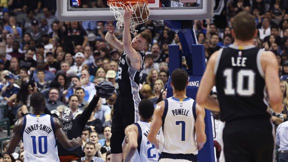 Basketbols, NBA:  "Spurs" pret Dalasas "Mavericks" - 1