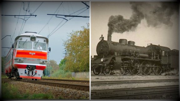 No Latvijas dzelzceļa vēstures muzeja krājuma un zinātniskā arhīva un Delfi foto lietotāja Leonid Orlov foto