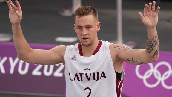 Tokijas olimpiskās spēles, 3x3 basketbols: Latvija - Serbija - 5