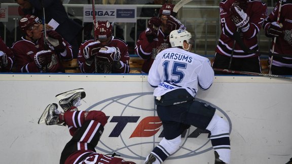 Hokejs, KHL spēle: Rīgas Dinamo - Maskavas Dinamo