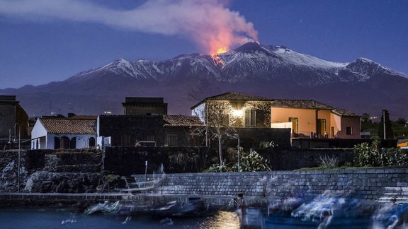 Mount Etna, vulkāns Etna