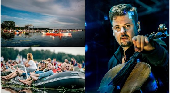 Foto: Krāšņi izskan Latvijā pirmais starpžanru mūzikas festivāls 'Laivā'