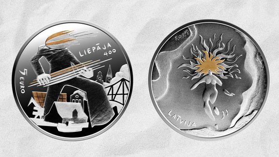 Latvijas Banka velta monētu Liepājai tās 400 gadu jubilejā