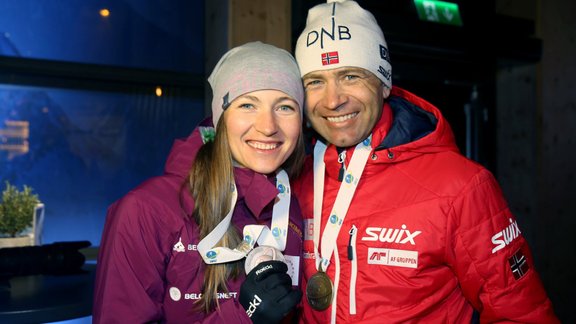 Darya Domracheva, Ole Einar Bjoerndalen