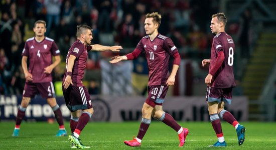 Latvijas futbolisti Armēnijā debitē UEFA Nāciju līgas C divīzijā