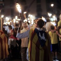 В Каталонии проходят массовые акции протеста за независимость