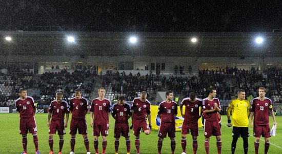 Latvijas futbola izlase mačā pret Lihtenšteinu lūko izcīnīt pirmos punktus PK kvalifikācijas turnīrā