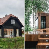 Foto: Kādas koka mājas Igaunijā pretendē uz titulu 'Labākā koka būve 2020'