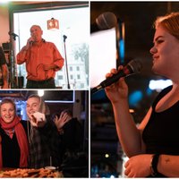 Foto: Karaokes čempionāts Kalnciema ielas 'Ezītī'