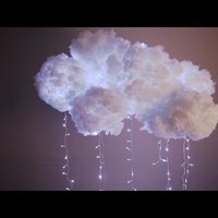 Video padoms: Kā pagatavot mirgojošu lietus mākonīša lampu bērnistabai?