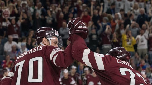 Hokejs, pasaules čempionāts: Latvija - ASV