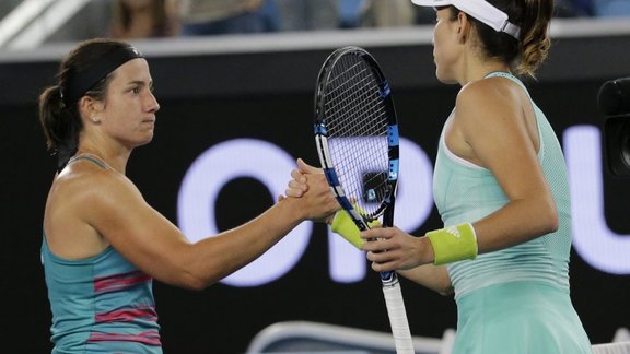 Garbine Muguruza, Anastasija Sevastova, Australian_Open_Tennis