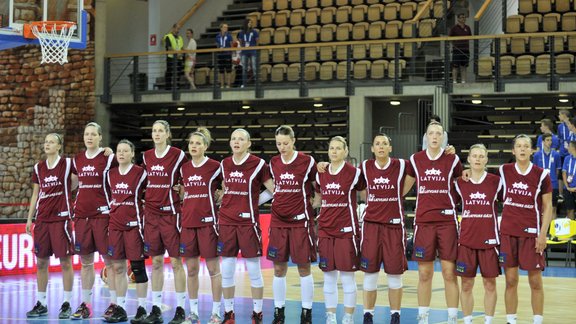 Eiropas čempionāts sieviešu basketbolā: Latvijas - Horvātija