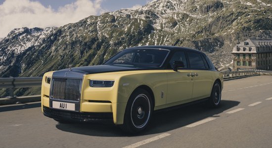 "Rolls-Royce" izgatavojis limuzīnu Džeimsa Bonda "Goldfinger" stilā