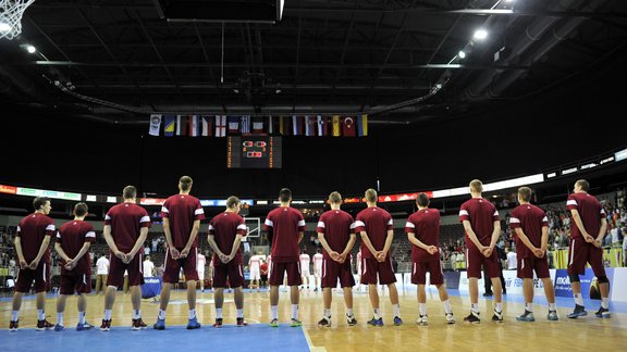 Latvijas - Horvātijas spēle basketbolā U-18 - 14