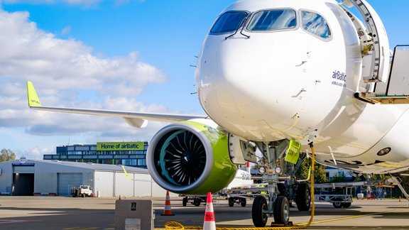 Airbaltic Airbus A220 YL-AAW - 23