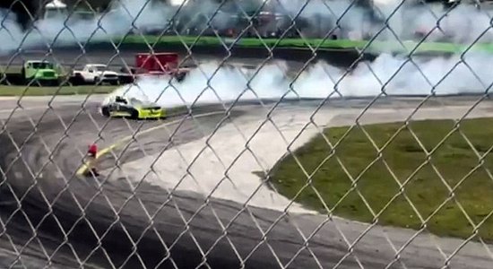 Video: Blušs sezonas otrajā 'Formula Drift' posmā sasniedz astotdaļfinālu