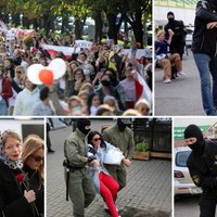 Протесты в Беларуси: силовики задержали более 300 участниц "Блестящего марша" в Минске