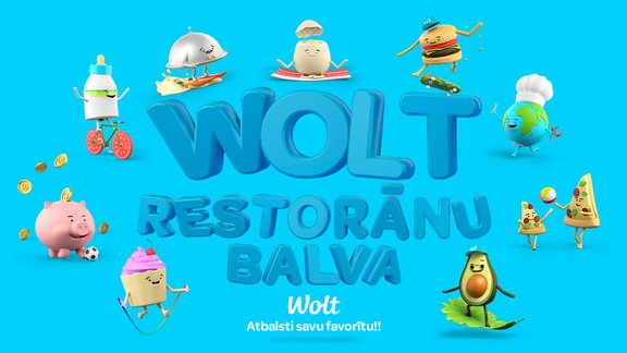 'Wolt restorānu balva 2021': Nobalso par savu mīļāko restorānu!