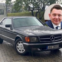 Saeimas deputāts Artuss Kaimiņš tirgo savu 30 gadus veco mersedesu