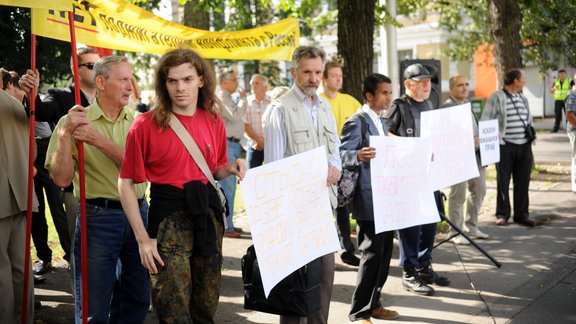 Protests pret Latvijas ārpolitiku attiecībās ar Krieviju - 2