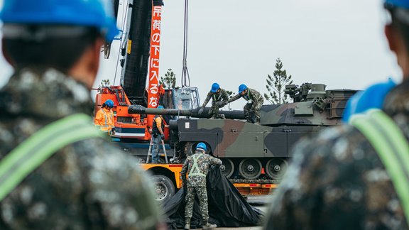 Pirmo reizi 30 gados Taivāna saņēmusi jaunus ASV tankus 