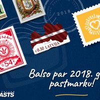 Izvēlies un nobalso par 2018. gada skaistāko pastmarku