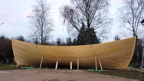 Kuršu vikingu laiva 'Marta' Grobiņā - 1