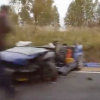 Traģiskā autoavārija uz Siguldas šosejas notikusi, auto iebraucot pretējā joslā