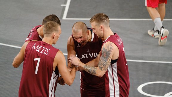 Tokijas olimpiskās spēles, 3x3 basketbola fināls: Latvija - KOK - 16