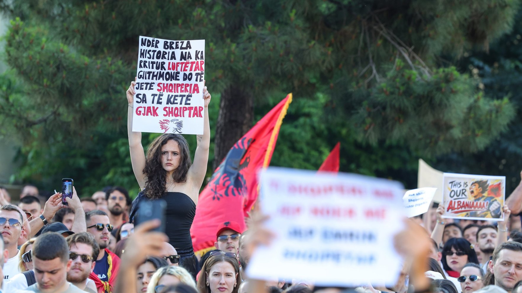 Thousands protest Albania resort project linked to Trump's son-in-law