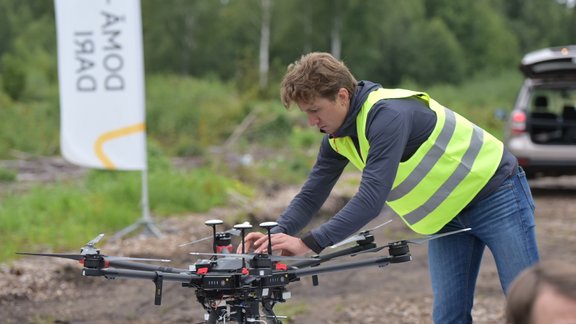 LMT veicis pārrobežu dronu lidojumu - 2