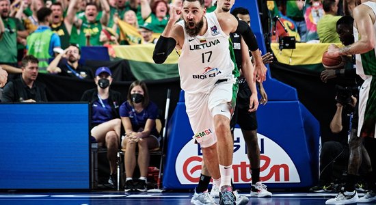 'Eurobasket 2022' sākas 'play off': 'saldajā ēdienā' Lietuvas un Spānijas duelis