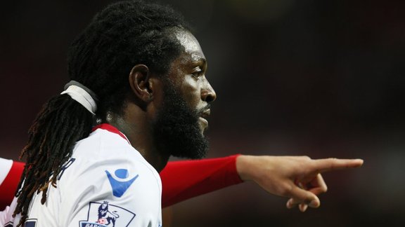 Crystal Palace s Emmanuel Adebayor 