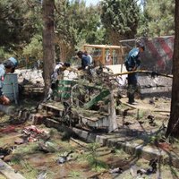 Sprādzienā pie bankas Helmandā desmitiem nogalināto
