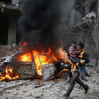 Gaisa triecienos pie Damaskas nogalināti 17 civiliedzīvotāji