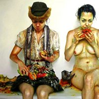 Lipīgā māksla – šokējošie Monikas Kukas portreti
