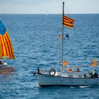 Sašķeltie separātisti rīko Katalonijas Nacionālās dienas mītiņu