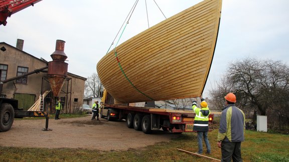 Kuršu vikingu laiva 'Marta' Grobiņā - 3