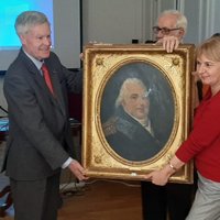 LLU saņēmusi unikālu dāvinājumu – Francijas karaļa Luija XVIII portretu