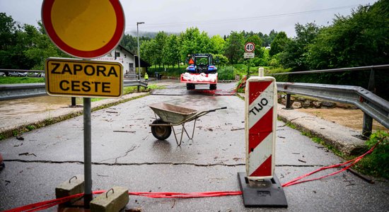 Slovēnijā negaisā un plūdos gājuši bojā trīs cilvēki