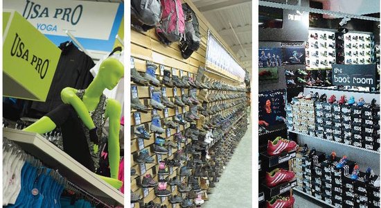 'Domina Shopping' atvērs sporta preču milža 'Sports Direct' veikalu