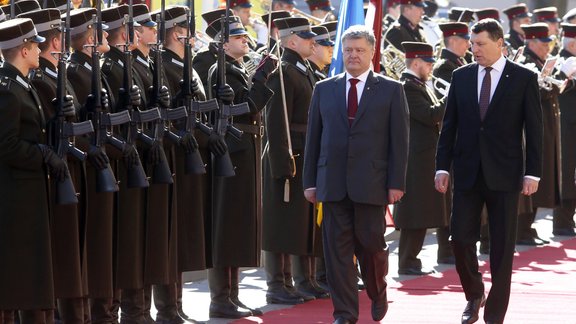 Ukrainas prezidenta sagaidīšanas ceremonija - 6