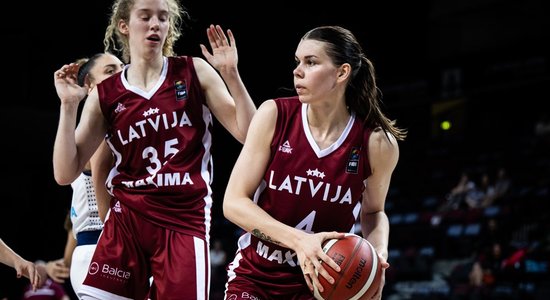 Latvijas U-20 basketbolistes ar Franciju cīnās par Eiropas čempiontitulu