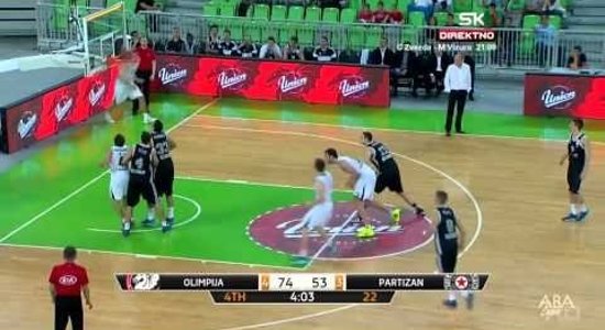 Video: 'Union Olimpija' basketbolists realizē fantastisku metienu