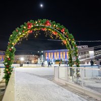 Foto: Slidotava Daugavpilī, kur ziemas priekus iespējams baudīt bez maksas