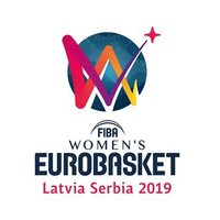 Publiskots Rīgā notiekošā Eiropas sieviešu basketbola čempionāta logo