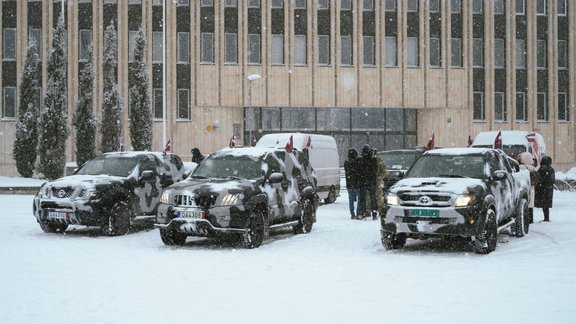 Palīdzības konvojs sāk ceļu uz Ukrainu  - 22