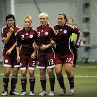 Футболистки сборной Латвии не забили в трех матчах ни одного гола